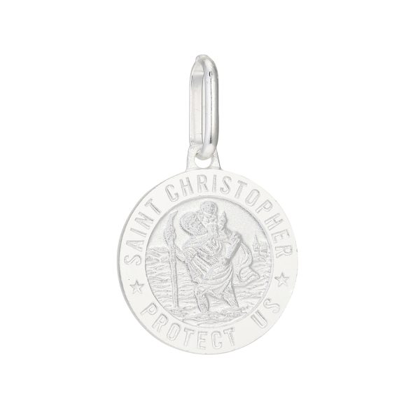 Sterling Silver St. Christopher Medal <br />SS-70-040