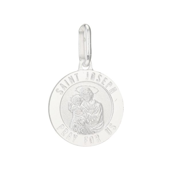 Sterling Silver St. Joseph Medal <br />SS-70-107