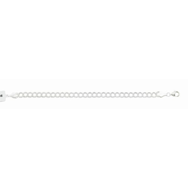 Sterling Silver Anti-Tarnish Classic Charm Link Bracelet <br />SS-71-080
