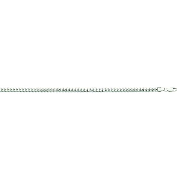 Sterling Silver Rhodium Plated 4.9mm Miami Cuban Link  <br />SSR-31-150