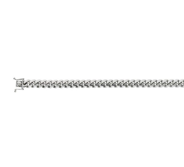 Sterling Silver Rhodium Plated 12.8mm Miami Cuban Link  <br />SSR-31-400