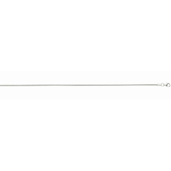 Sterling Silver Rhodium Plated 1.5mm Solid Franco Chain <br />SSR-38-030