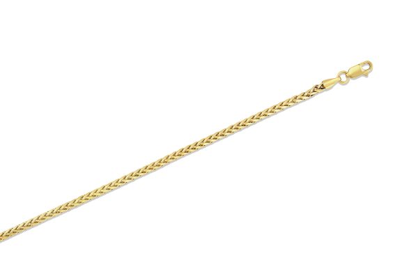 10K Yellow Gold 3.2mm Palm Link Chain<br />303-025