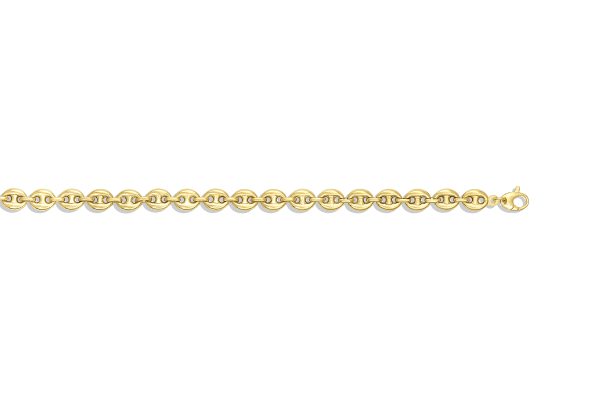10K Yellow Gold 8.7mm Puffed Mariner Chain<br />377-009