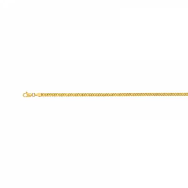 14K Yellow Gold 2.5mm Solid Miami Cuban Link<br />394-125